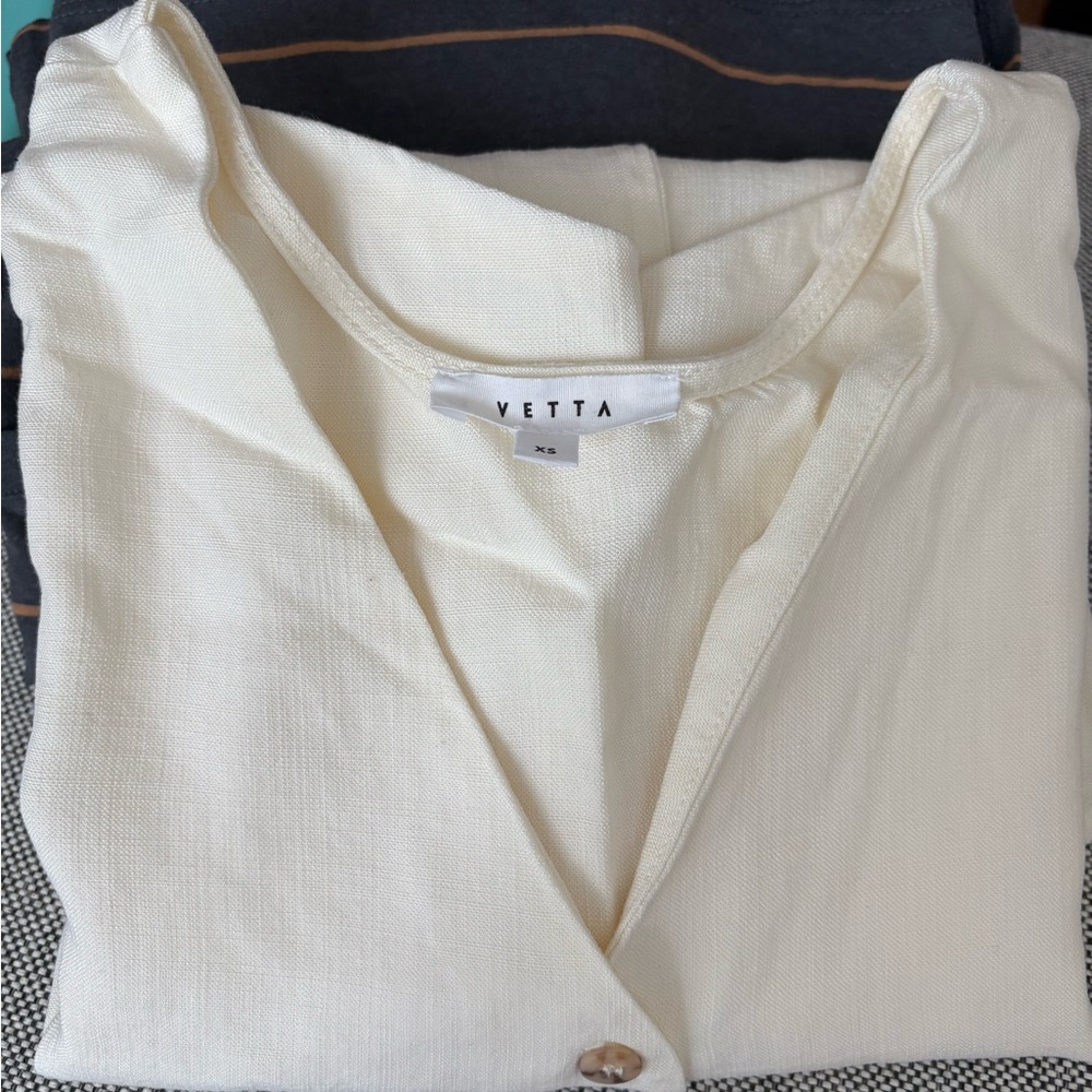 VETTA Cream Blouse